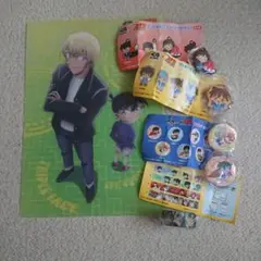 名探偵コナン キーホルダー 缶バッジ マスキングテープ