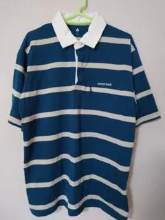 mont-bell ラガーシャツハーフスリーブ men's Lサイズ