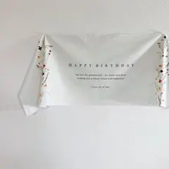 HAPPY BIRTHDAY タペストリー 花柄　フラワー 誕生日 1歳 ハンド