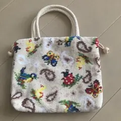 いちごみるく様 FEILER フェイラー ハイジ 巾着バッグ ベージュ - メルカリ