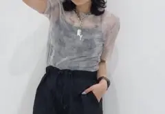 [未使用] シースルー　半袖・長袖　2枚組