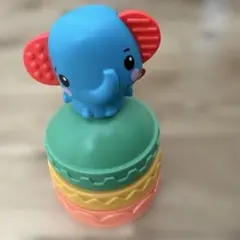 Fisher-Price ゾウのスタッキングトイ 知育玩具のサムネイル