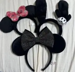 ディズニー　カチューシャ　セット　ミニー　オズワルド