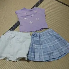 Tシャツ(gu)とスカートセット