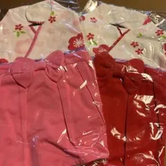 スタイ　和装スタイ2点セット 花柄