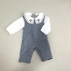 moimoln モイモルン　キルティング　ビッグカラー　カバーオール　70