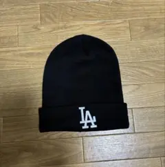 MLB LA Dodgers ニット帽 ビーニー ブラックのサムネイル