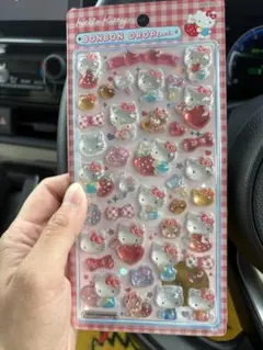 ハローキティ ボンボンドロップシール