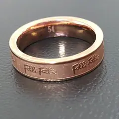 フォリフォリ ロゴ リング 14号（刻印54）ピンクゴールド色　 指輪のサムネイル