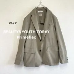 BEAUTY&YOUTH TORAY テーラードジャケット ストレッチ　ベージュのサムネイル