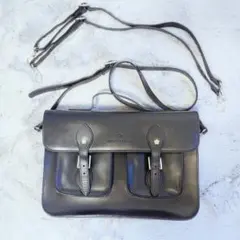 MARY QUANT 2way サッチェルバック ブラック - メルカリ