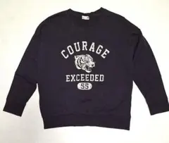 branshes 黒に近いダークグレー　トレーナー　150