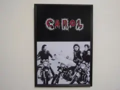 A4 額付き ポスター 矢沢永吉 バイク CAROL