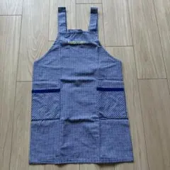 子供用　チェック柄エプロン basic home