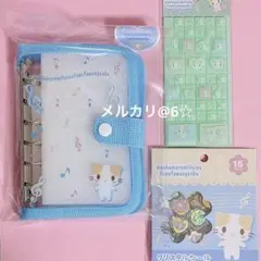 サンリオ マシュマロみたいなふわふわにゃんこ シールバインダー シール 音符