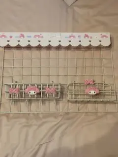 未使用 サンリオ 推しをかわいく飾り隊 マイメロディ ワイヤー フック