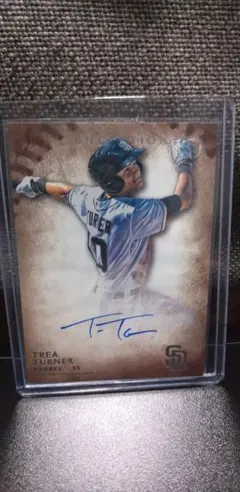 Trea Turner 2015 Bowman Inception 直筆サイン
