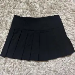 【ZARA】ブラック プリーツスカート