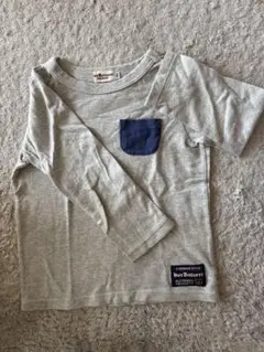 Hot Biscuits グレー 長袖Tシャツ 100