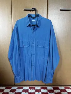 COMOLI ベタシャン コモリシャツ size1 blue - メルカリ
