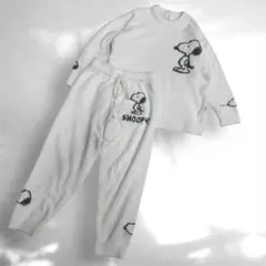 ジェラートピケ　スヌーピーコラボ　ルームウェアセット　タオル生地パジャマF（A3