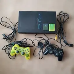 PlayStation 2 SCPH-50000 本体 コントローラー2メモカ2