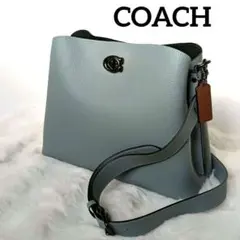 COACH コーチ モリー バッグ ショルダー 水色 発送 早い 最終値☆ 新品 