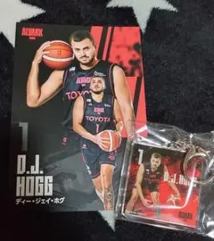 アルバルク東京 D.J. HOGG アクリルキーホルダー ポストカード　開幕戦