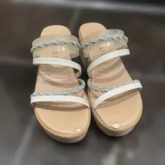 STACCATO サンダル 厚底 ラインストーンのサムネイル