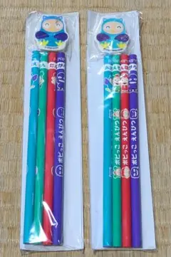ポピっこ鉛筆2本＋消しゴム2個　2セット