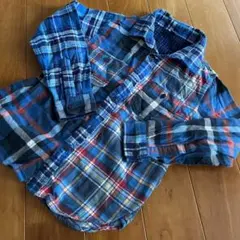 ユニクロ　120  ネルシャツ　チェック