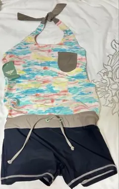新品 SPROUT 水着 M レインボー 水陸両用 フィットネス　スイムウェアのサムネイル