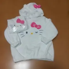 SANRIO ハローキティ パーカー 120cm フリース ポシェット付き