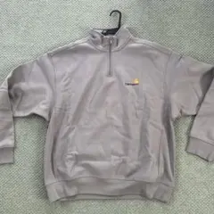 carhartt wip ハーフジップ　Lサイズ　グレー