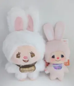 モンチッチ プチマスコット チムたん お花柄ぬいぐるみちゃーむ2点セット