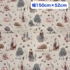 acufactumプリント生地 150cm×52cm【憧れの場所】綿100%