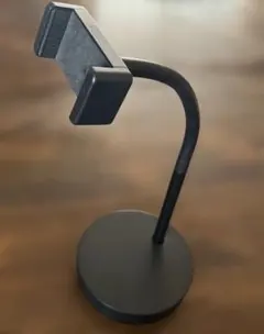 ブラック スマホスタンド 角度調整可能