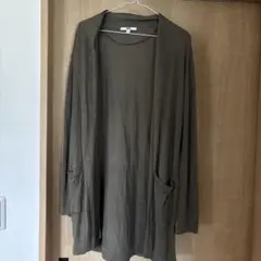 UNIQLO オリーブグリーン Lサイズ カーディガン