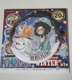 ONE PIECE　コレクション缶バッジ　WINTER　第1弾　ブルック