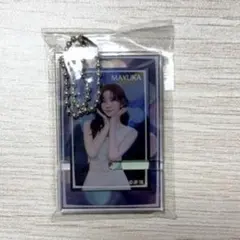 NiziU オンラインくじ D賞 ミニスマホスタンドキーホルダー マユカ