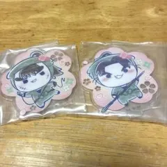 忍たま乱太郎　中在家長次　潮江文次郎 ふんわり桜もちぴこの段　アクリルスタンド