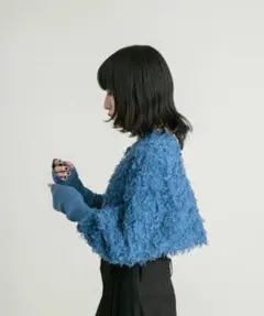 KBF 2wayフリンジカーディガンのサムネイル