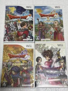 ドラゴンクエストX ソード　ドラクエ　Wii ソフト　任天堂　4本セット