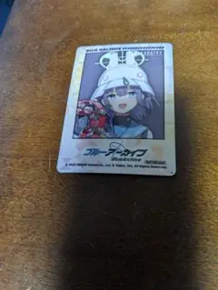ブルーアーカイブ　ブルアカ　カラオケの鉄人　ミニフォト風カード　サキ