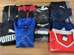 キッズトレーニングウェア11点セット（Puma/Adidas/Nike）