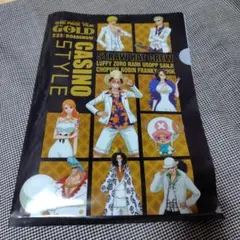 ONE PIECE FILM GOLD カジノスタイルクリアファイル　非売品
