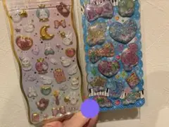 amifa 立体キャラクターシール 2シート