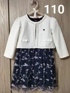 anyFAM 半袖ワンピース 110　ジャケット　セット　フォーマル