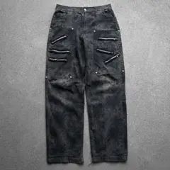 00’s Archive マルチジップ ギミックパンツ パンク Y2K グランジ