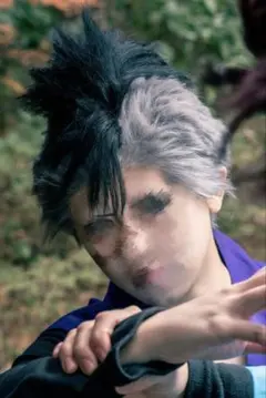 ⚠️6月いっぱいまで⚠️冨岡義勇 ウィッグ コスプレ【完全素人製 